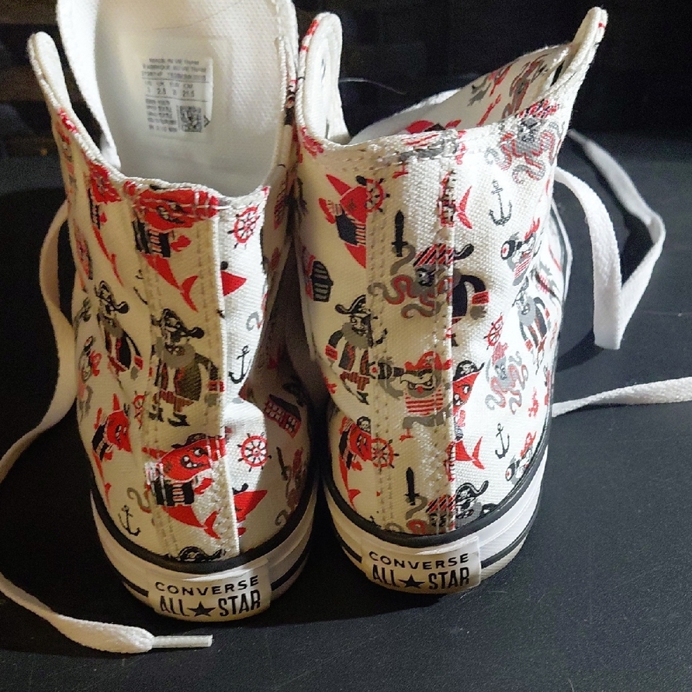 Converse White High-Top Sneakers - Picture 2 of 6